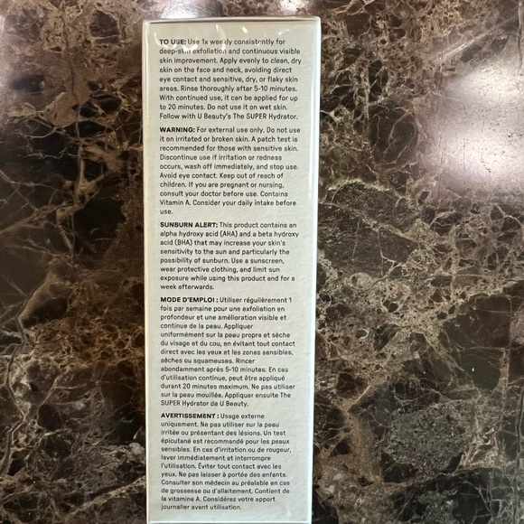 U BEAUTY RESURFACING FLASH PEEL NIB - Picture 4 of 6